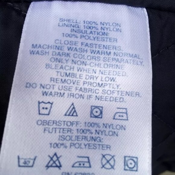 Land's End Men's 3XL Big Insulated Wind/Waterproof AquaCheck Jacket Coat w/Hood - Picture 9 of 9